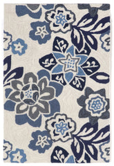 Trans Ocean Ravella Collection 2180/03 FLORAL CHINA BLUE