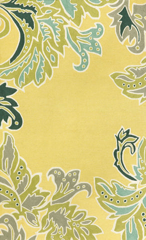 Trans Ocean Ravella Collection 1947/09 ORNAMENTAL LEAF BDR YE