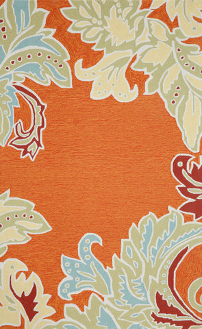 Trans Ocean Ravella Collection 1947/17 ORNAMENTAL LEAF BDR OR