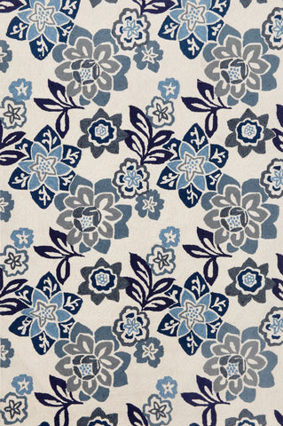 Trans Ocean Ravella Collection 2180/03 FLORAL CHINA BLUE