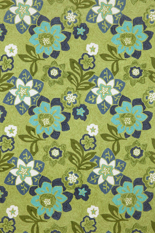 Trans Ocean Ravella Collection 2180/06 FLORAL GREEN