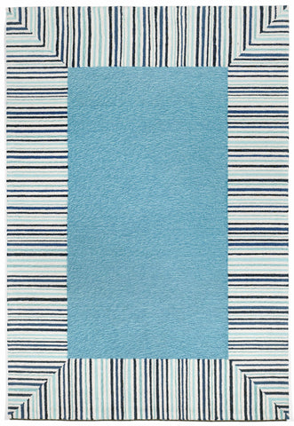 Trans Ocean Ravella Collection 2254/03 PIN STRIPE BDR BLUE