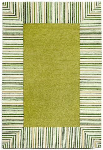 Trans Ocean Ravella Collection 2254/06 PIN STRIPE BDR GREEN