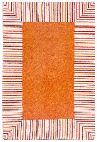 Trans Ocean Ravella Collection 2254/17 PIN STRIPE BDR ORANGE