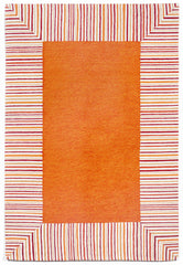 Trans Ocean Ravella Collection 2254/17 PIN STRIPE BDR ORANGE