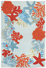 Trans Ocean Ravella Collection 2256/04 OCEAN SCENE AQUA