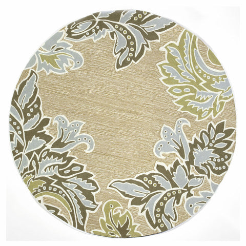 Trans Ocean Ravella Collection 1947/04 ORNAMENTAL LEAF BDR AQ