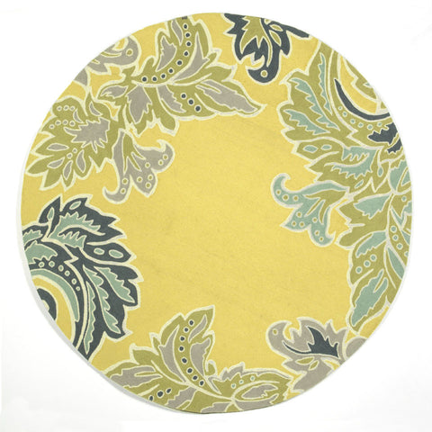 Trans Ocean Ravella Collection 1947/09 ORNAMENTAL LEAF BDR YE