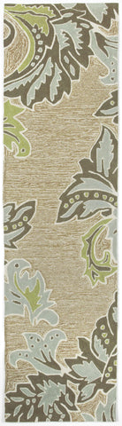 Trans Ocean Ravella Collection 1947/04 ORNAMENTAL LEAF BDR AQ