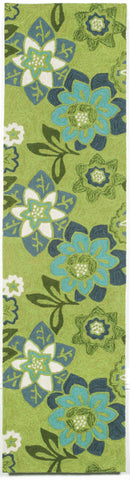 Trans Ocean Ravella Collection 2180/06 FLORAL GREEN