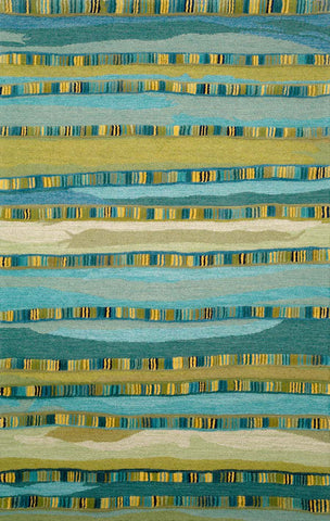 Trans Ocean Seville Collection 9625/03 MOSAIC STRIPE BLUE