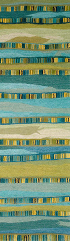 Trans Ocean Seville Collection 9625/03 MOSAIC STRIPE BLUE