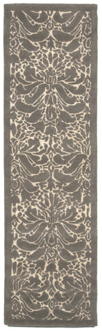 Trans Ocean Seville Collection 9654/47 MODERN DAMASK SILVER