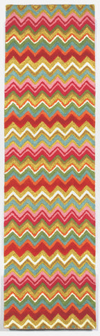 Trans Ocean Seville Collection 9666/44 ZIGZAG STRIPE MULTI