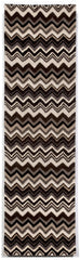 Trans Ocean Seville Collection 9666/48 ZIG ZAG STRIPE BLK/WH