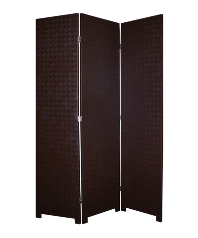 Criss Cross Faux Leather Screen
