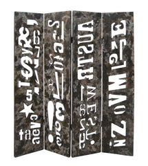 Distressed Wooden Screen