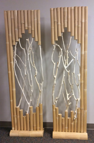 S/2 Bamboo Stands Screen