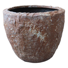 Rocky Round Tall Planter Set of 3