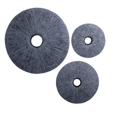 Sandstone Circle Design Wall Art - Set of 2