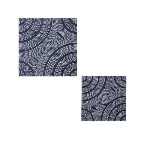Sandstone Square Design Wall Art - Set of 2