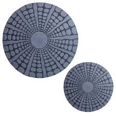 Sandstone Circle Design Wall Art - Set of 2