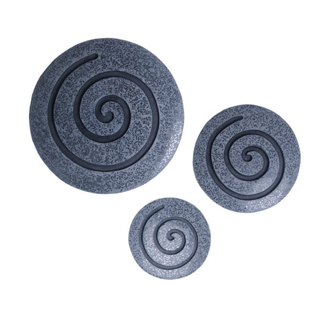Sandstone Circle Design Wall Art - Set of 2