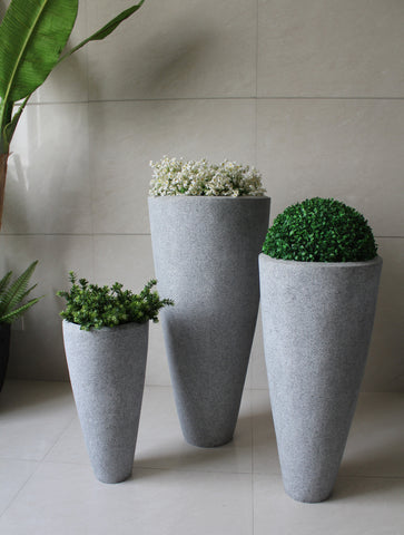 Long  Conical Planter Set of 3