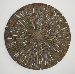 Round Rotten Wood Wall Art - Set of 2