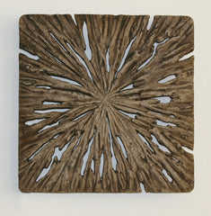 Square Rotten Wood Wall Art - Set of 2
