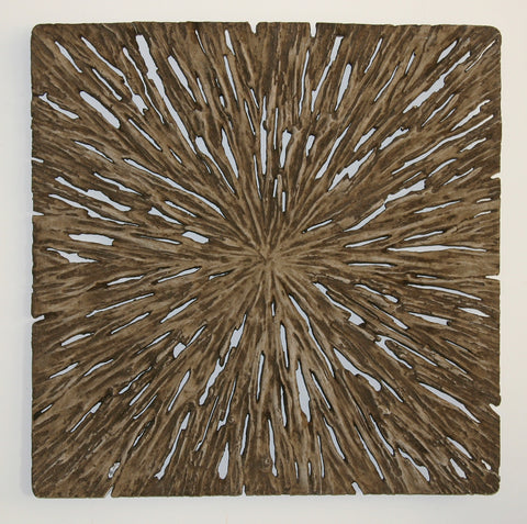 Square Rotten Wood Wall Art - Set of 2