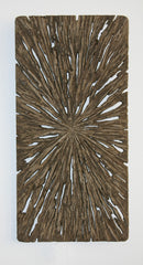 Long Square Rotten Wood Wall Art - Set of 2