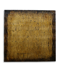 Metallic S Pattern Brown Wall Art SGWA-85