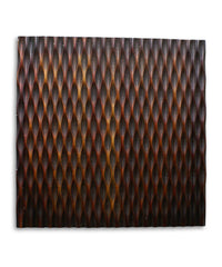 Metallic Ridge Brown Wall Art SGWB-84
