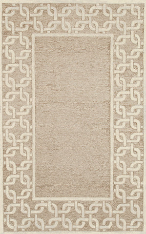 Trans Ocean Spello Collection 2142/12 CHAIN BORDER NEUTRAL