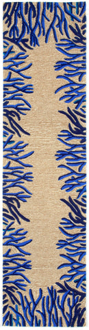 Trans Ocean Spello Collection 2173/03 CORAL BDR COBALT