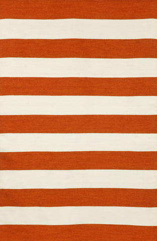 Trans Ocean Sorrento Collection 6302/17 RUGBY STRIPE PAPRIKA