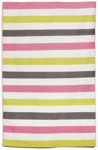 Trans Ocean Sorrento Collection 6308/49 FIESTA STRIPE PINK
