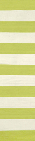 Trans Ocean Sorrento Collection 6302/16 RUGBY STRIPE LIME
