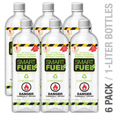Liquid Bio-Ethanol Fuel for Fireplaces (12 and 6 Packs)