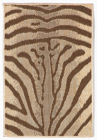 Trans Ocean Terrace Collection 1712/89 ZEBRA BROWN
