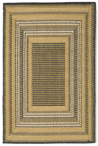 Trans Ocean Terrace Collection 1736/59 ETCHED BORDER YELLOW