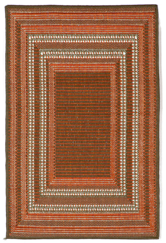 Trans Ocean Terrace Collection 1736/74 ETCHED BORDER TERRACOT