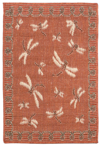 Trans Ocean Terrace Collection 1746/94 DRAGONFLY TERRACOTTA