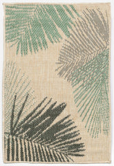 Trans Ocean Terrace Collection 1770/63 PALMS AQUA
