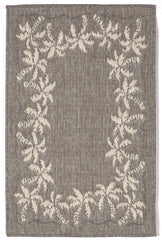 Trans Ocean Terrace Collection 1771/68 PALMTREE BDR SILVER