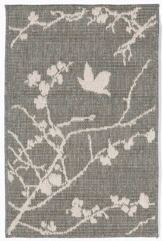 Trans Ocean Terrace Collection 1773/68 PLUM BLOSSOM SILVER