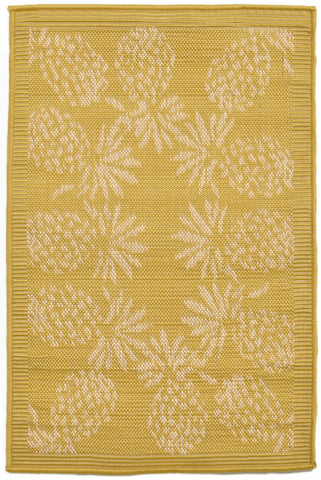 Trans Ocean Terrace Collection 1774/59 PINEAPPLE BDR YELLOW