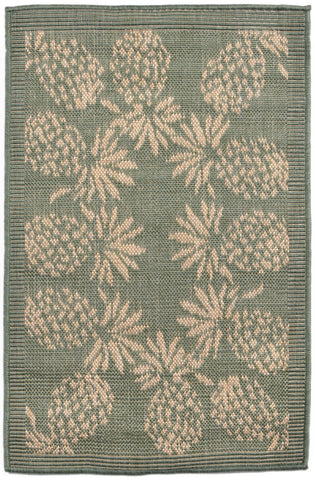 Trans Ocean Terrace Collection 1774/73 PINEAPPLE BDR AQUA