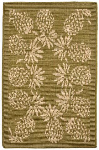 Trans Ocean Terrace Collection 1774/76 PINEAPPLE BDR GREEN